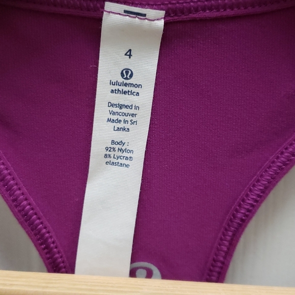 Lululemon Racer Back Tank - Picture 2 of 4